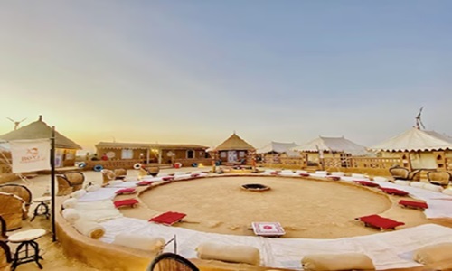 Camping in the Desert