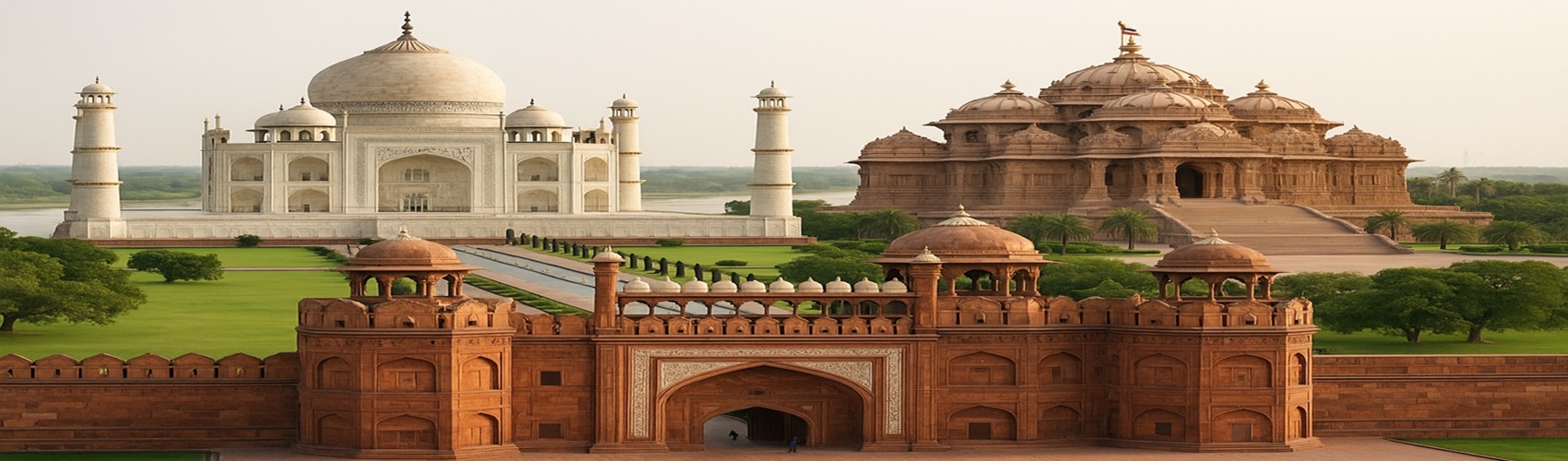 Golden Triangle With Akshardham Temple New Delhi 06 Nights 07 Days.�