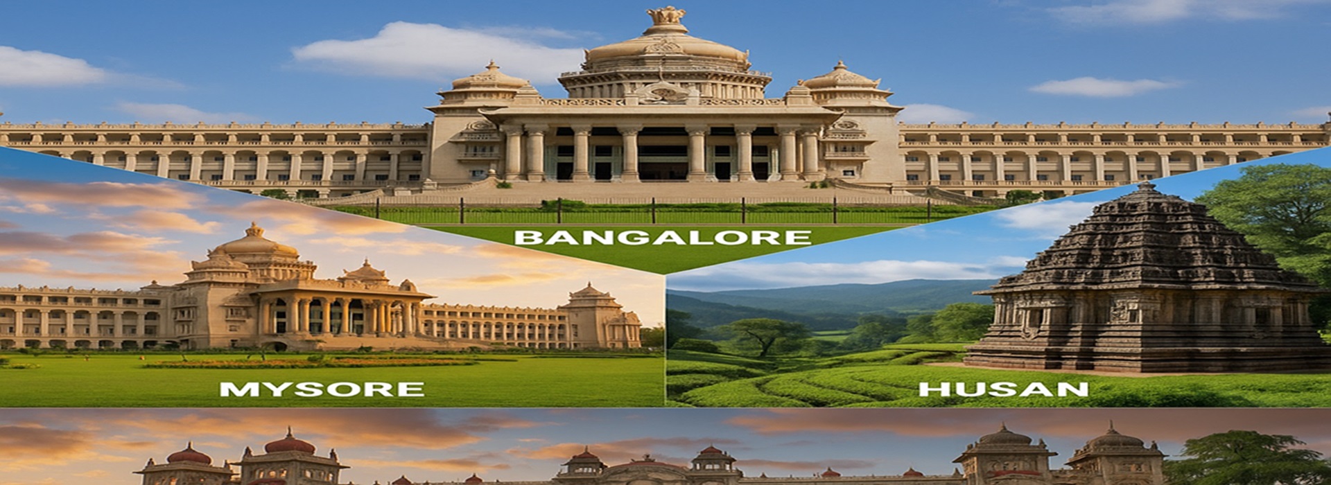 Bangalore - Hassan - Coorg - Mysore